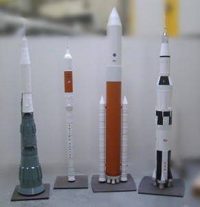 Maquette fusées lunaires - © Espace maquette